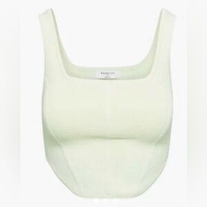 Aritzia Babaton Sculpt Knit Seamed Top
